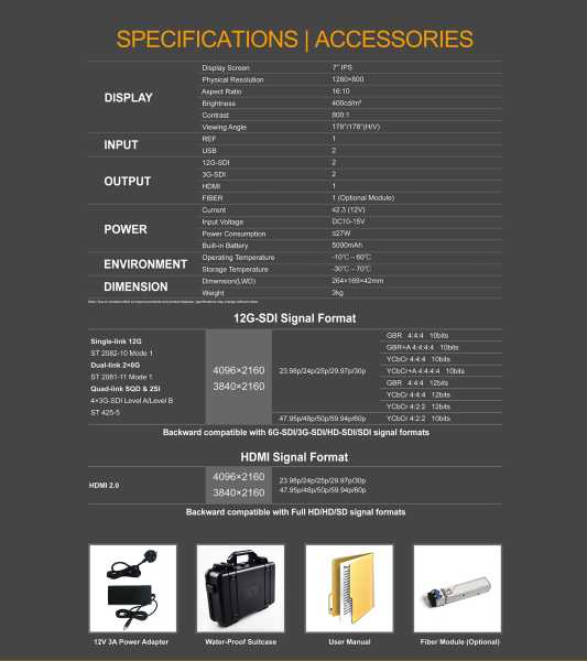 AVMatrix PG4K, 12G-SDI & 4K HDMI2.0 Pattern Generator